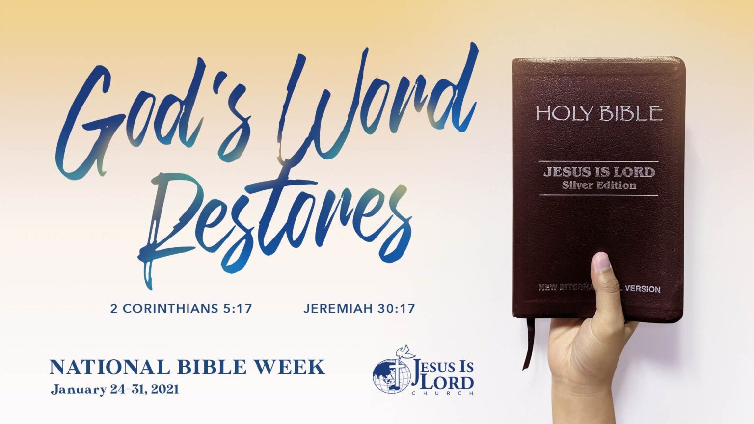 We join the Filipino nation in commemorating the National Bible Week